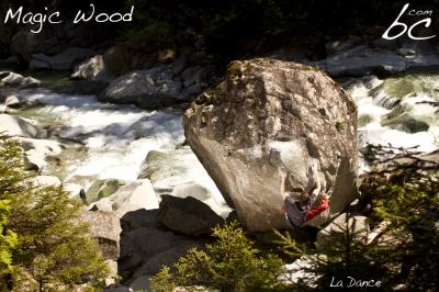 German climber in "La Dance"